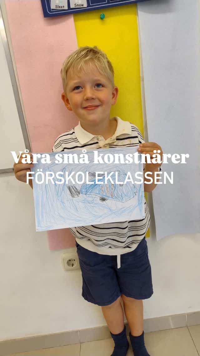 🎨Våra små konstnärer har ritat fina fiskar på bildlektionen. 🎨🐟 #förskoleklassen #bildlektion