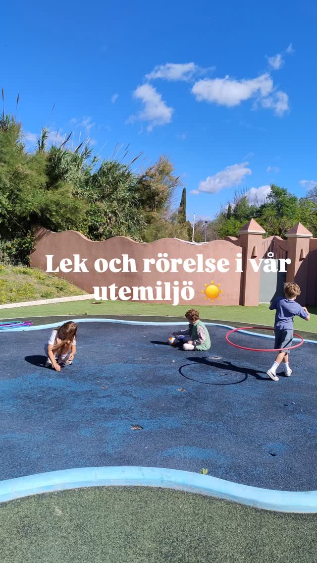 🛝Vår utemiljö ger plats för både lek och upptäckter🍃 #utemiljö #förskolan #förskoleklassen
