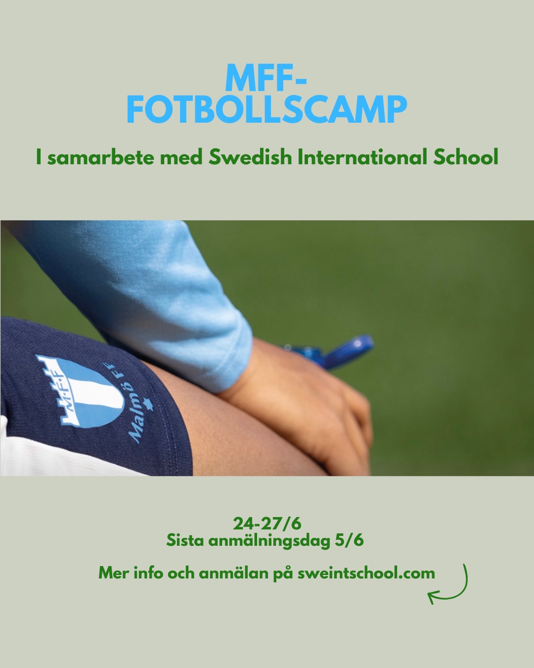 Swedish International School, i samarbete med Malmö FF, erbjuder en fyra dagars fotbollscamp där du får möjli…