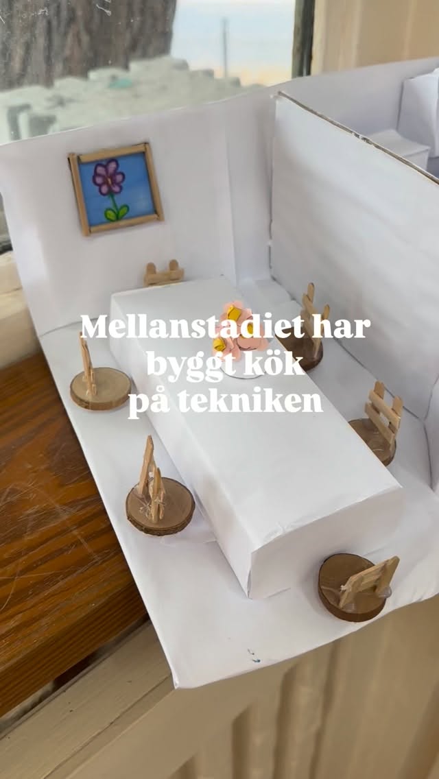 🏫Under tekniklektionerna har mellanstadiet planerat, konstruerat och byggt egna kök. 🤩Ett spännande projekt…