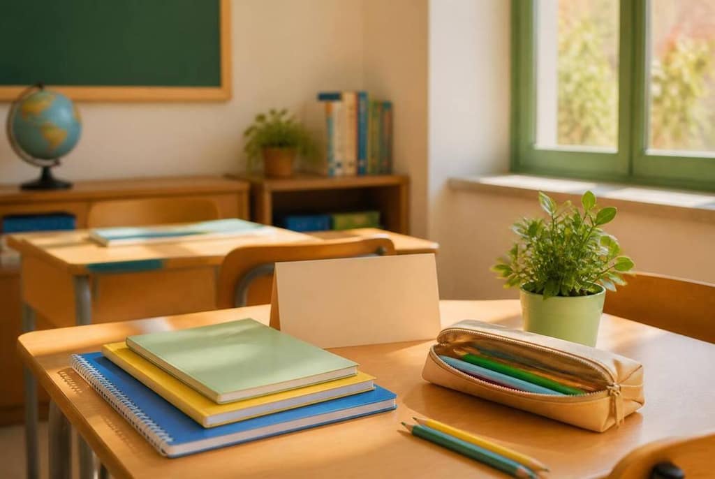 Bright classroom at Swedish International School